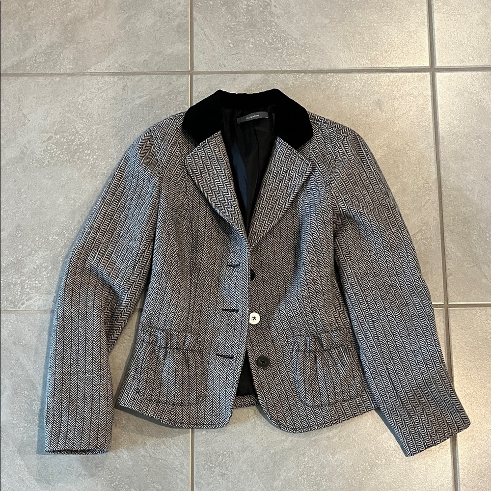 Liz Claiborne Black and Gray Jacket